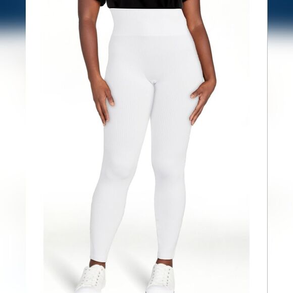 Warner's Women's Seamless Ribbed Leggings Size S/M - Picture 5 of 10